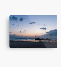 Sea shore Tel Aviv Metal Print