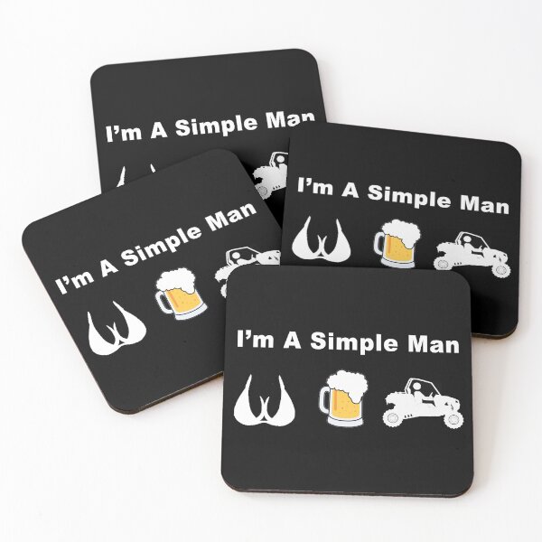 Item preview, I'm A Simple Man - Boobs Beer SXS designed and sold by RZRriders.