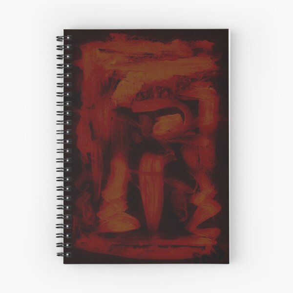 Item preview, Dark Red Orange On Black Abstraction designed and sold by SpieklyArt.