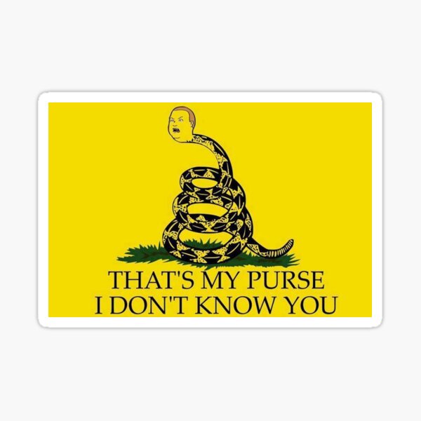 Gadsden flag (King of the hill) Sticker
