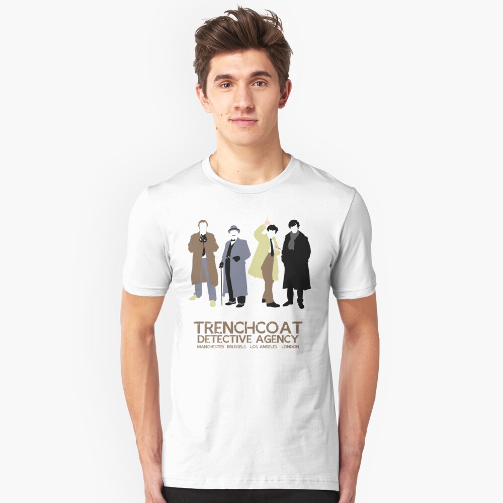 Trenchcoat Detective Agency Slim Fit T-Shirt