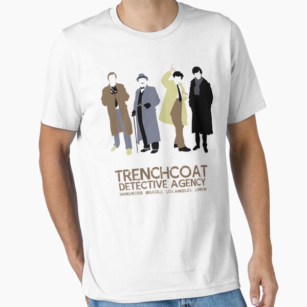 Vista previa del artículo con la obra «Trenchcoat Detective Agency», diseñado y vendido por Paulychilds.