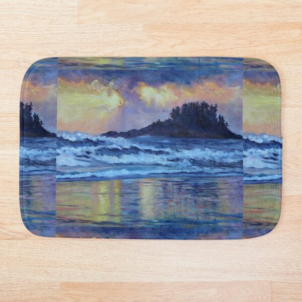 Chesterman Beach Sunset Bath Mat