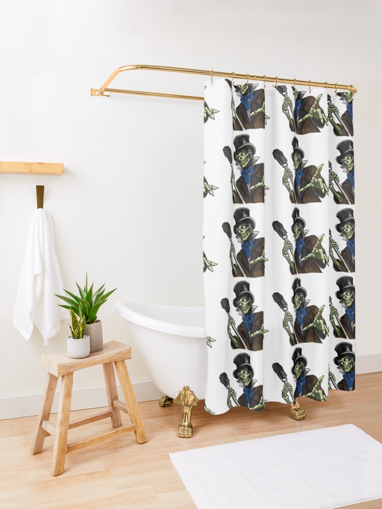 Alternate view of FRIGHTMARE THEATRE - Doctor Necropolis Shower Curtain