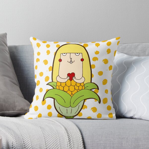 You're so corny Throw Pillow