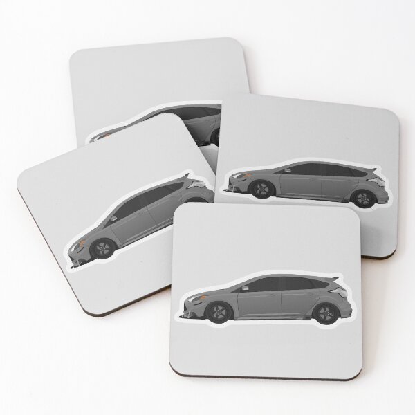 Item preview, Gray Ford Focus ST designed and sold by MinimalVehicle.