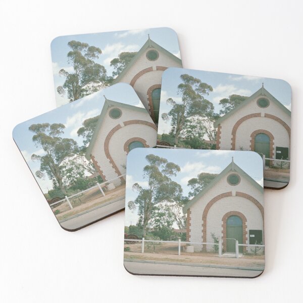 Kellerberrin Historical Society District Museum, 1986, State Library of Western Australia Coasters (Set of 4)