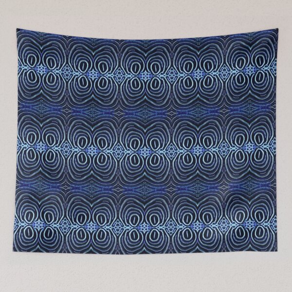 Item preview, Emperor Angelfish, Pomacanthus imperator Tiled designed and sold by ChrissyWild.