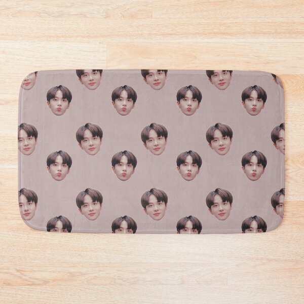 Item preview, Ateez Jongho Head Pattern Musky Pink designed and sold by ateezbts _imagines.