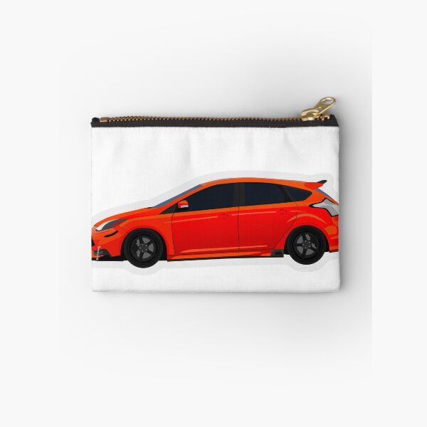 Aperçu de l'œuvre Ford Focus ST Rouge / Orange créée et vendue par MinimalVehicle.
