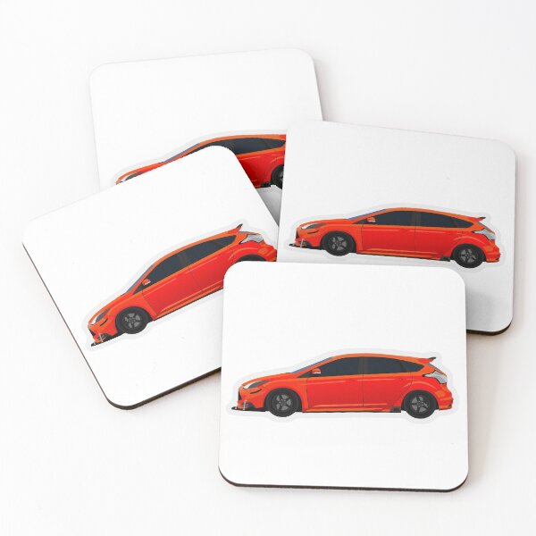 Item preview, Red/Orange Ford Focus ST designed and sold by MinimalVehicle.