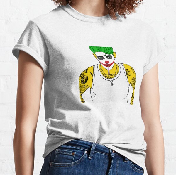 Joker Tattoos T Shirts Redbubble - tokyo ghoul mask png t shirt roblox bandana free