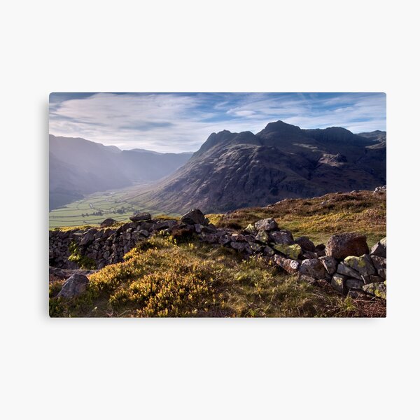 The Langdale Pikes from Side Pike Canvas Print