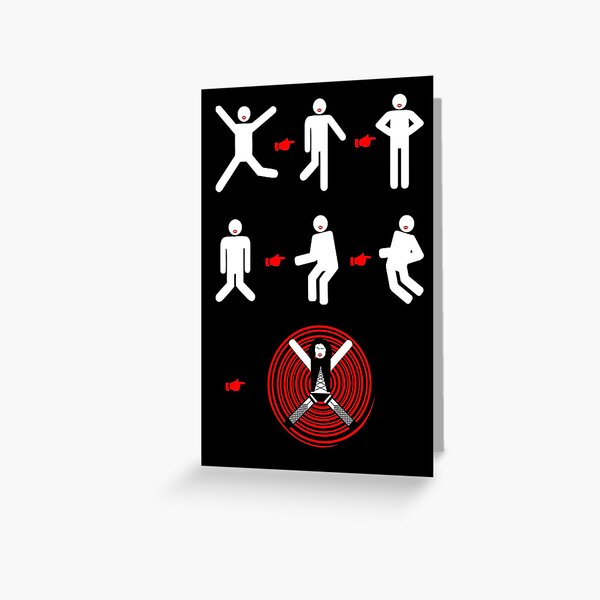 It's Just A Jump To The Left... Greeting Card