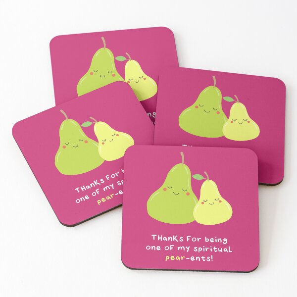 Item preview, THANKS FOR BEING ONE OF MY SPIRITUAL PEAR-ENTS! designed and sold by Paper Bee Gift Shop.
