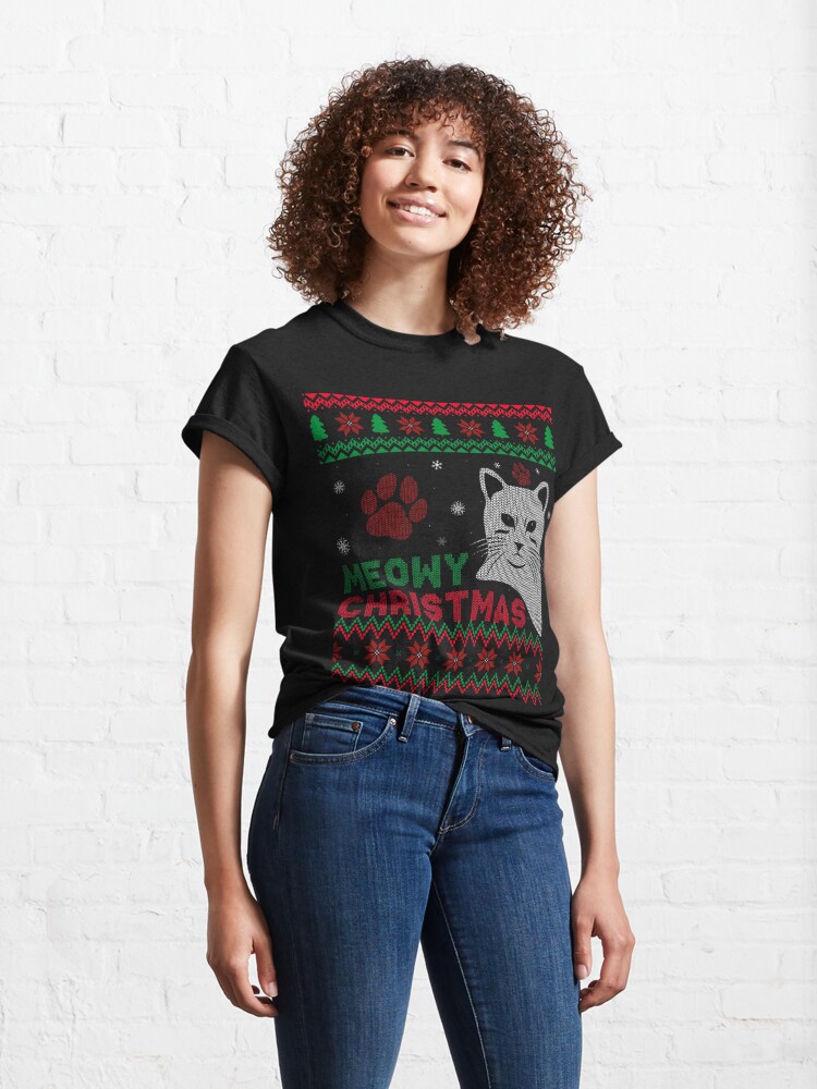 Disover Cat Lover Christmas Classic T-Shirt