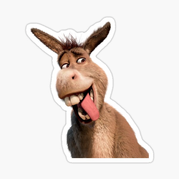 shrek donkey meme | Sticker