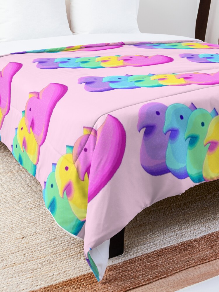 Alternate view of Rainbow Peeps Comforter