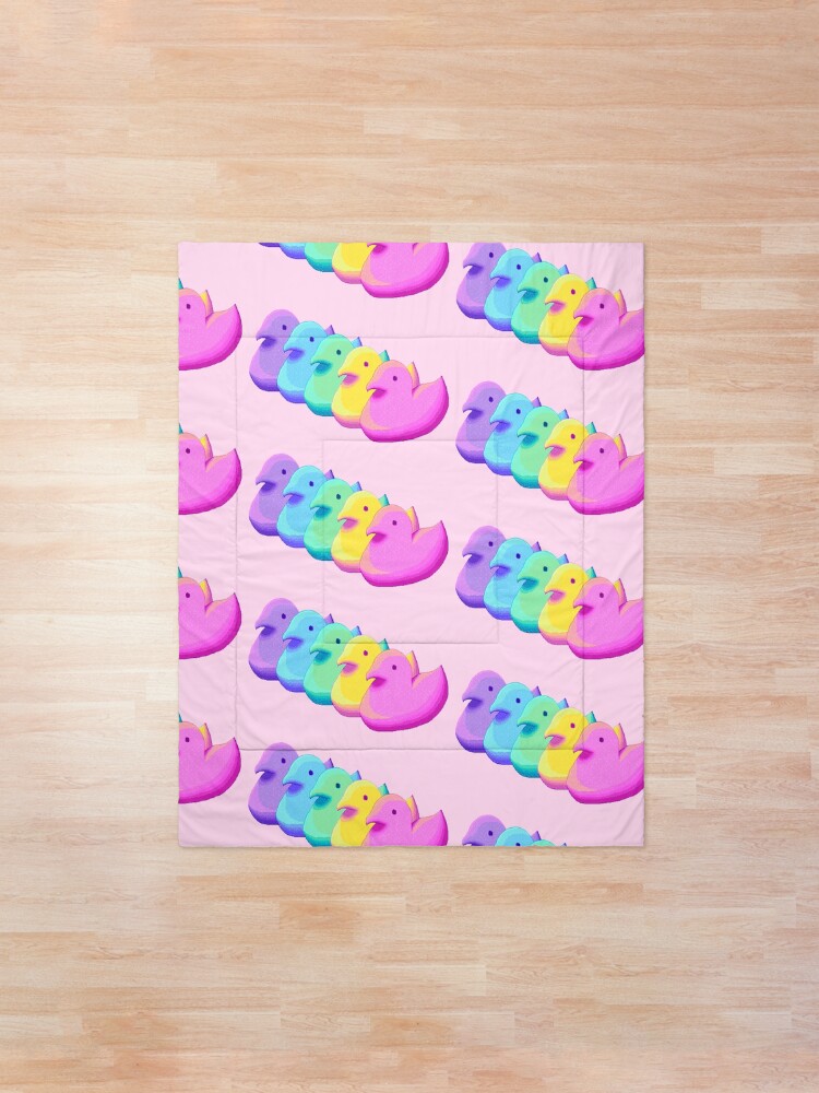 Alternate view of Rainbow Peeps Comforter