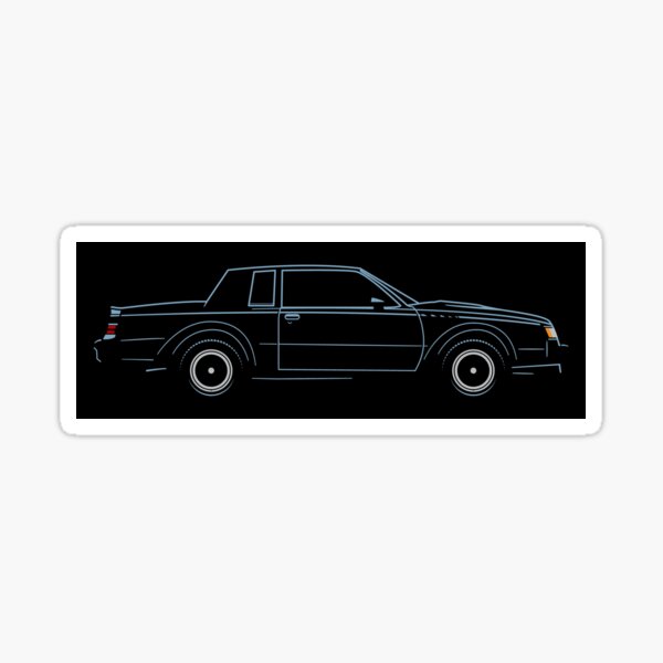 Aperçu de l'œuvre Voiture GNX Muscle Road créée et vendue par Design by Twain.
