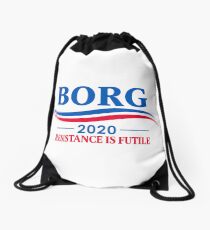 BORG 2020 - RESISTANCE IS FUTILE Drawstring Bag