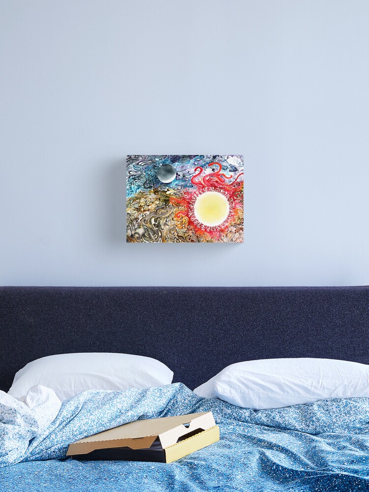 Thumbnail 1 of 3, Canvas Print, Earth Sky Heat designed and sold by Davol White.