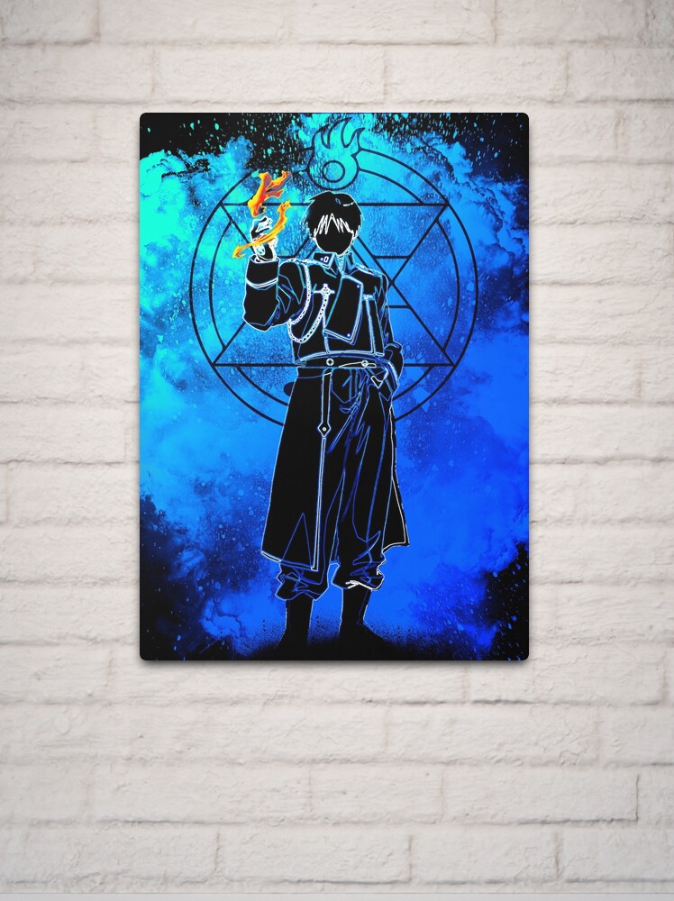 Thumbnail 2 of 4, Metal Print, Flame Alchemist Soul designed and sold by Donnie Art.
