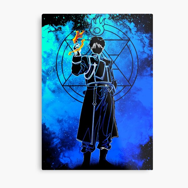 Flame Alchemist Soul Metal Print
