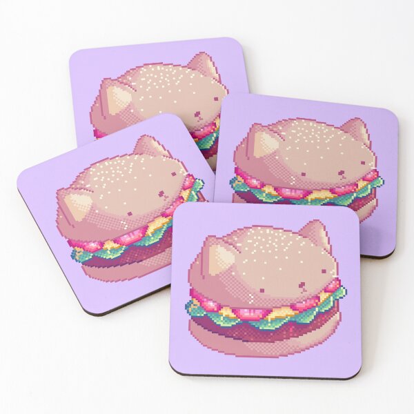 Artikelvorschau, Katze Burger entworfen und verkauft von gabdoesdesign.