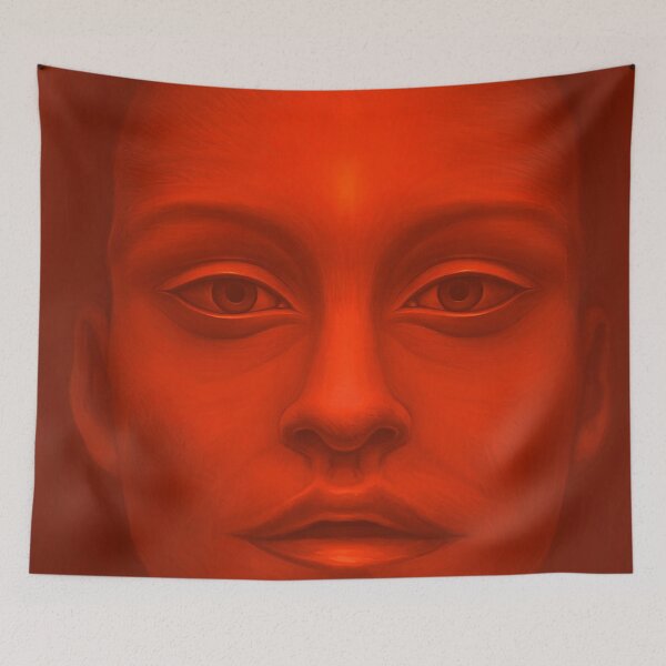 Item preview, Orange Symmetrical Portrait  designed and sold by invent.