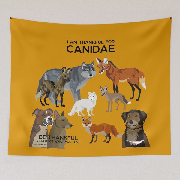 Item preview, I Am Thankful For Canidae designed and sold by Peppermint Narwhal.