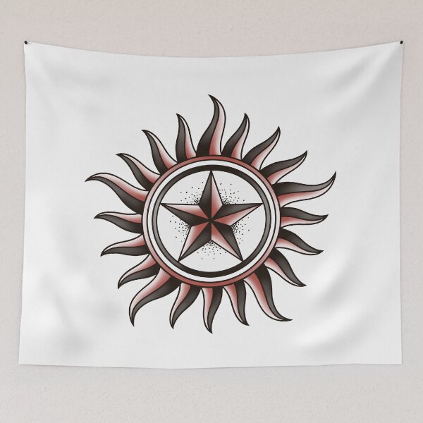 Item preview, Supernatural Anti-possession symbol tattoo style White designed and sold by Tiffany Johnson.