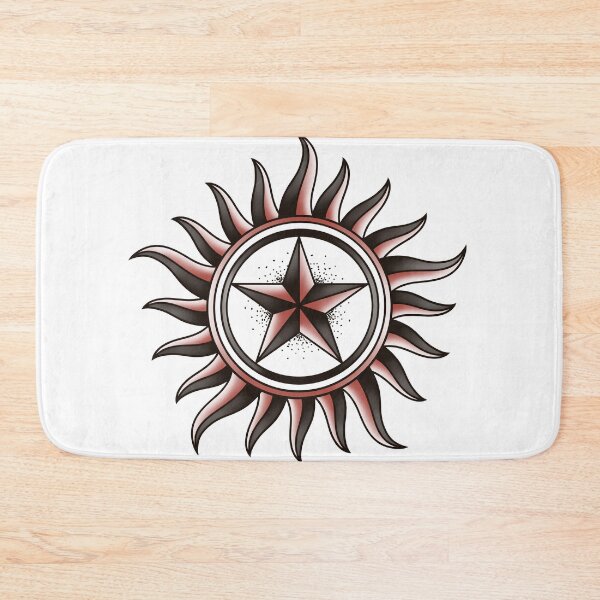 Item preview, Supernatural Anti-possession symbol tattoo style White designed and sold by Tiffany Johnson.