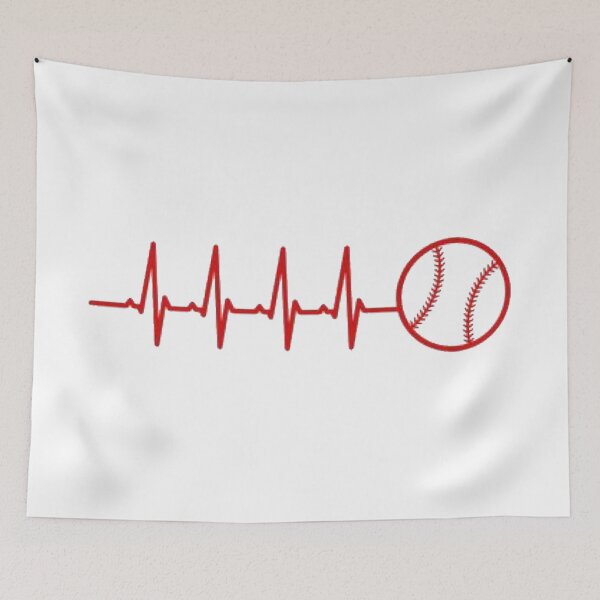Item preview, Baseball - The Heartbeat of America designed and sold by MoreAwesomeTees.