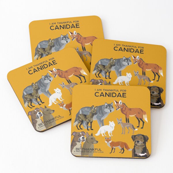 Item preview, I Am Thankful For Canidae designed and sold by Peppermint Narwhal.