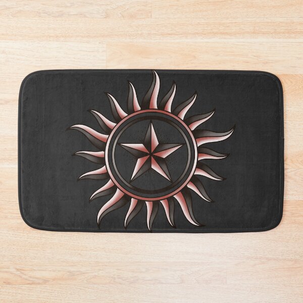 Item preview, Supernatural Anti-possession symbol tattoo style Black designed and sold by Tiffany Johnson.
