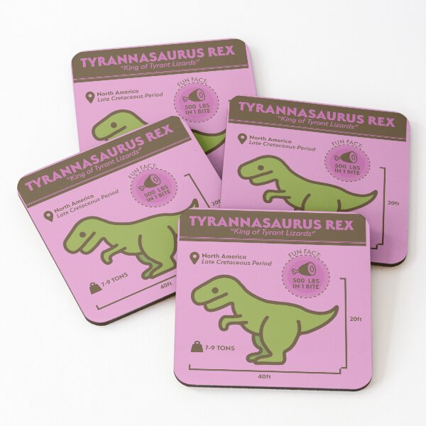 Item preview, Tyrannosaurus Rex (T-Rex) Infographic designed and sold by tiedanchor.