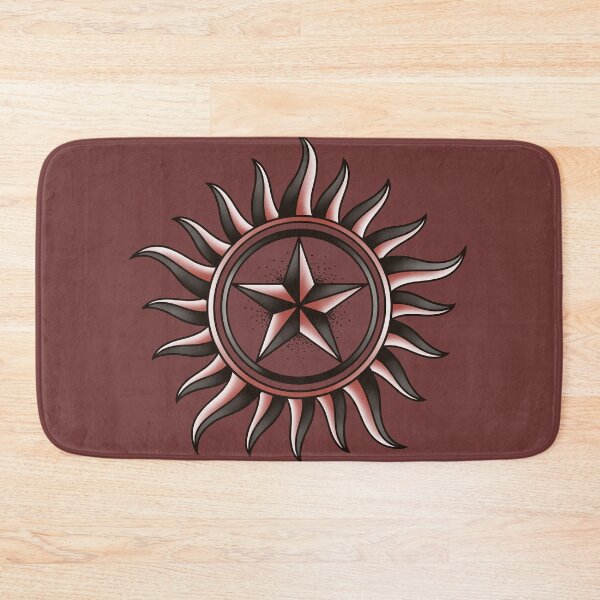 Item preview, Supernatural Anti-possession symbol tattoo style Red designed and sold by Tiffany Johnson.