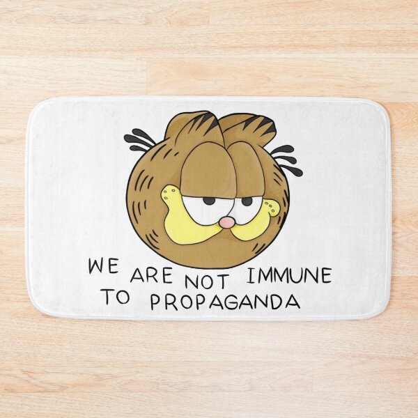 Item preview, Garfield We are not immune to propaganda HD designed and sold by tacticalhog.