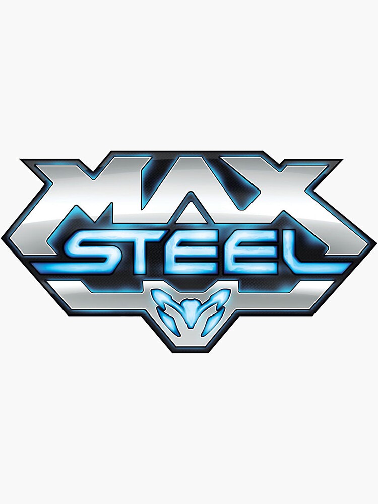 "Max steel cartoon logo" Sticker by rojokilasa Redbubble