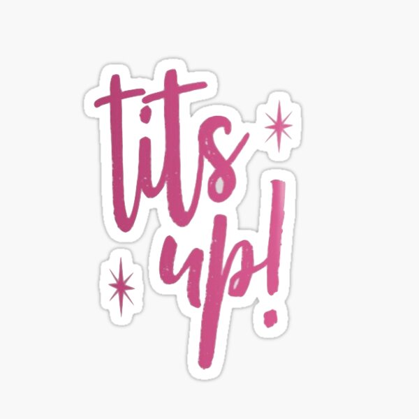 Tits Up Sticker