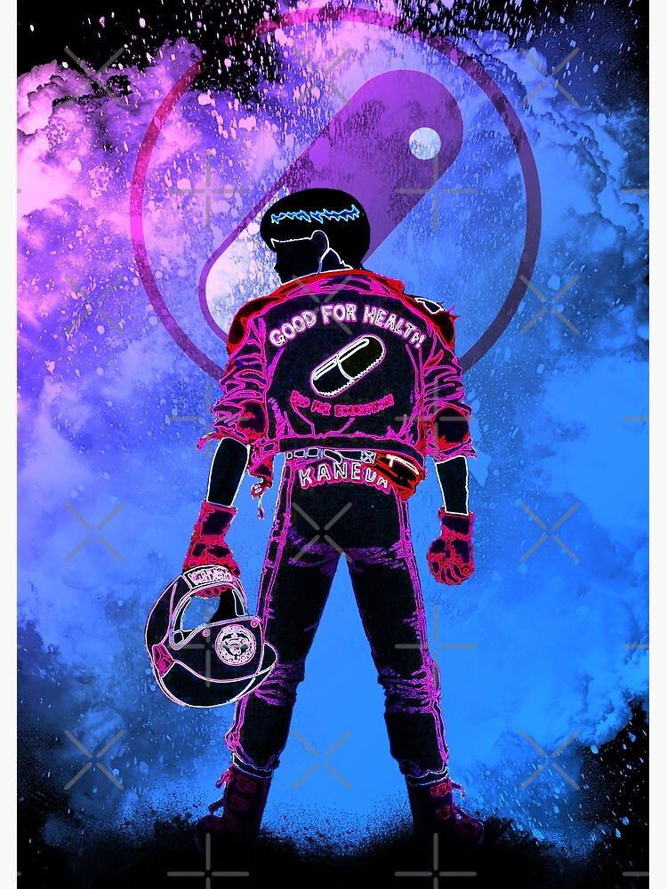 Thumbnail 4 of 4, Metal Print, Soul of Kaneda designed and sold by Donnie Art.