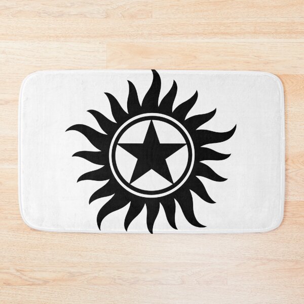 Item preview, Supernatural Anti-possession symbol tattoo style Solid White  designed and sold by Tiffany Johnson.