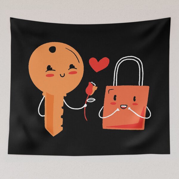 Item preview, Key and lock valentines day gift. designed and sold by emphatic.