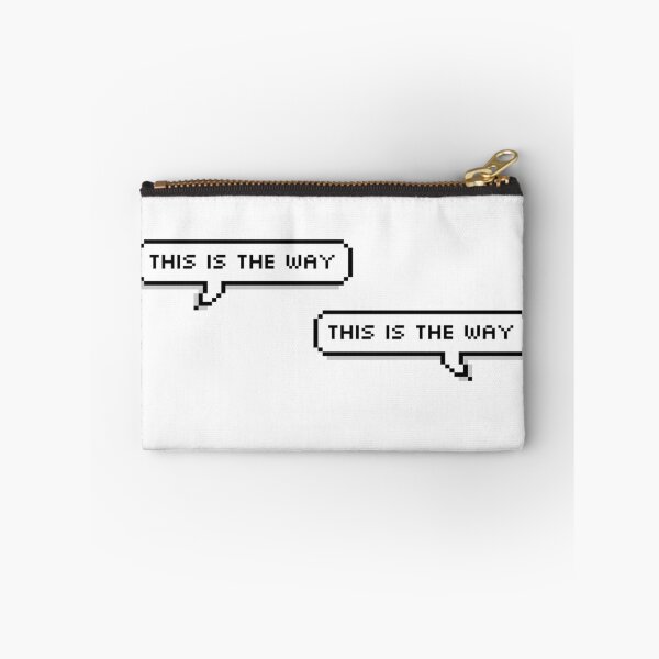 Item preview, This Is The Way - Pixel Text Bubbles Stickers designed and sold by easykay.