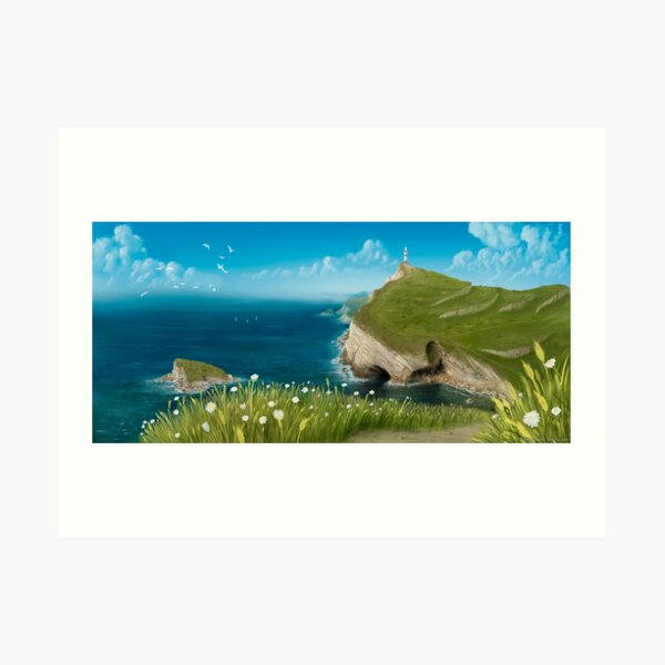 To the lighthouse Art Print