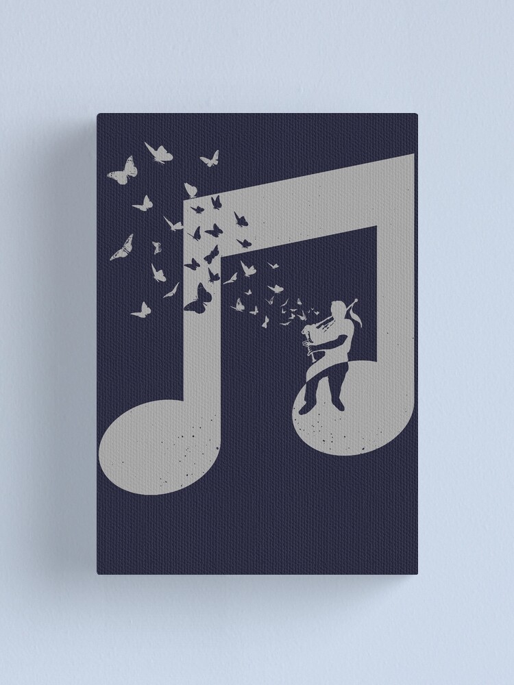 Alternate view of Bagpipes - Butterfly Canvas Print