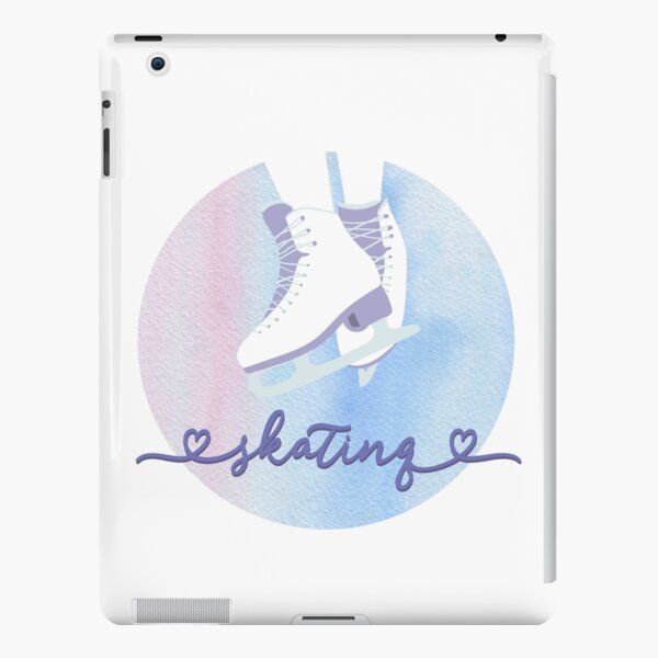 I love Ice Skating in Aesthetic Pastel watercolors Poster for Sale by  The-Goods