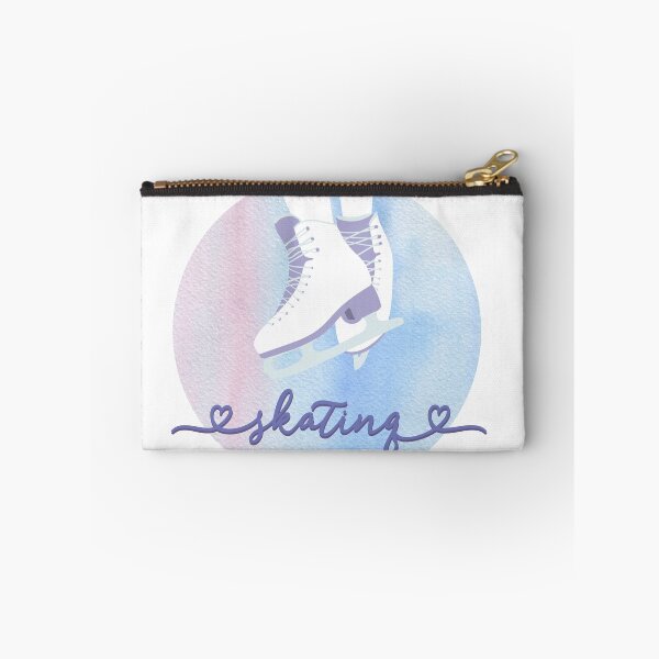Aperçu de l'œuvre J'adore le patinage sur glace dans des aquarelles pastel esthétiques créée et vendue par The-Goods.