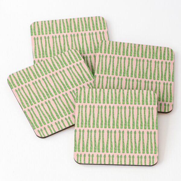 Item preview, Asparagus - pink - vegetables designed and sold by littlearrow.